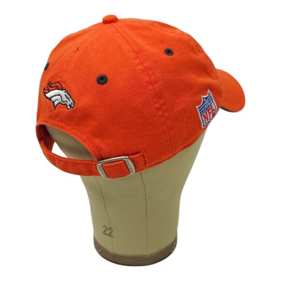 Denver Broncos Adjustable Cap NFL Trucker Baseball Hat On Field Reebok Orange - Picture 14 of 14